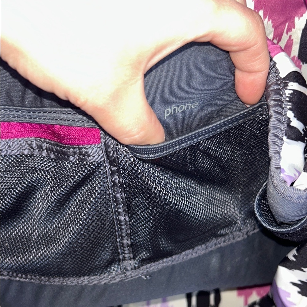 lululemon Effortless Bag Yoga Tote Laptop Neon Purple Nylon - Picture 8 of 17
